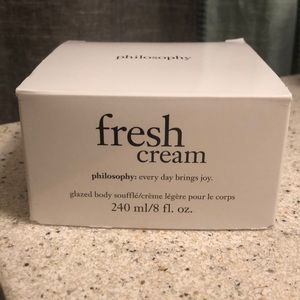 Philosophy Fresh Cream glazed body soufflé
